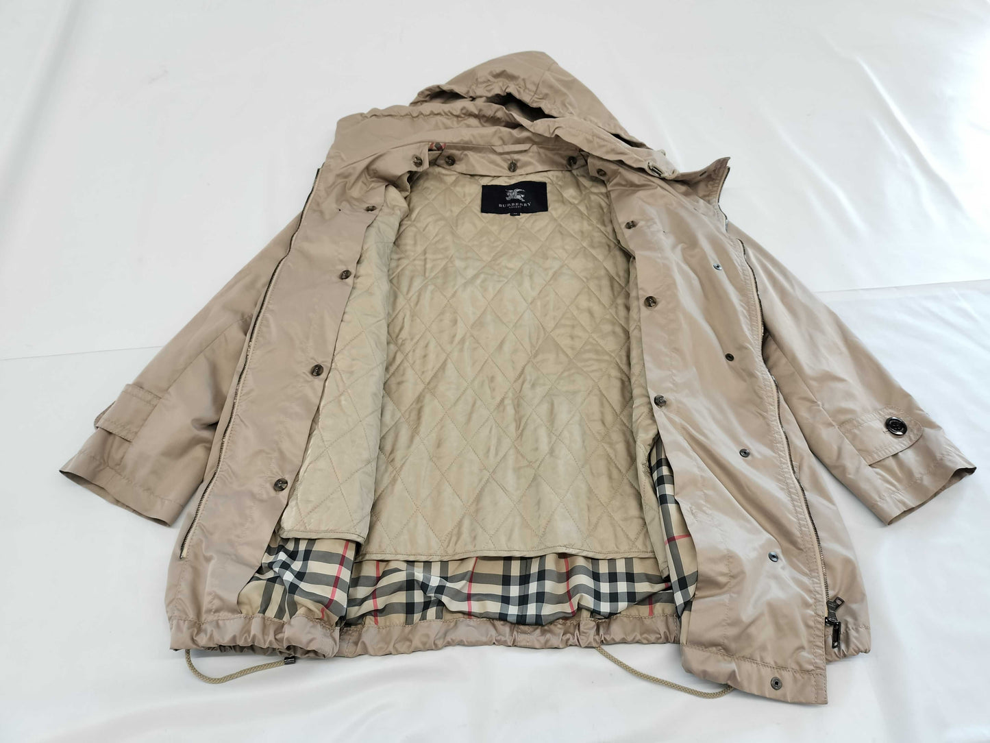 BURBERRY Quilted Liner Coat Size 38 Coat