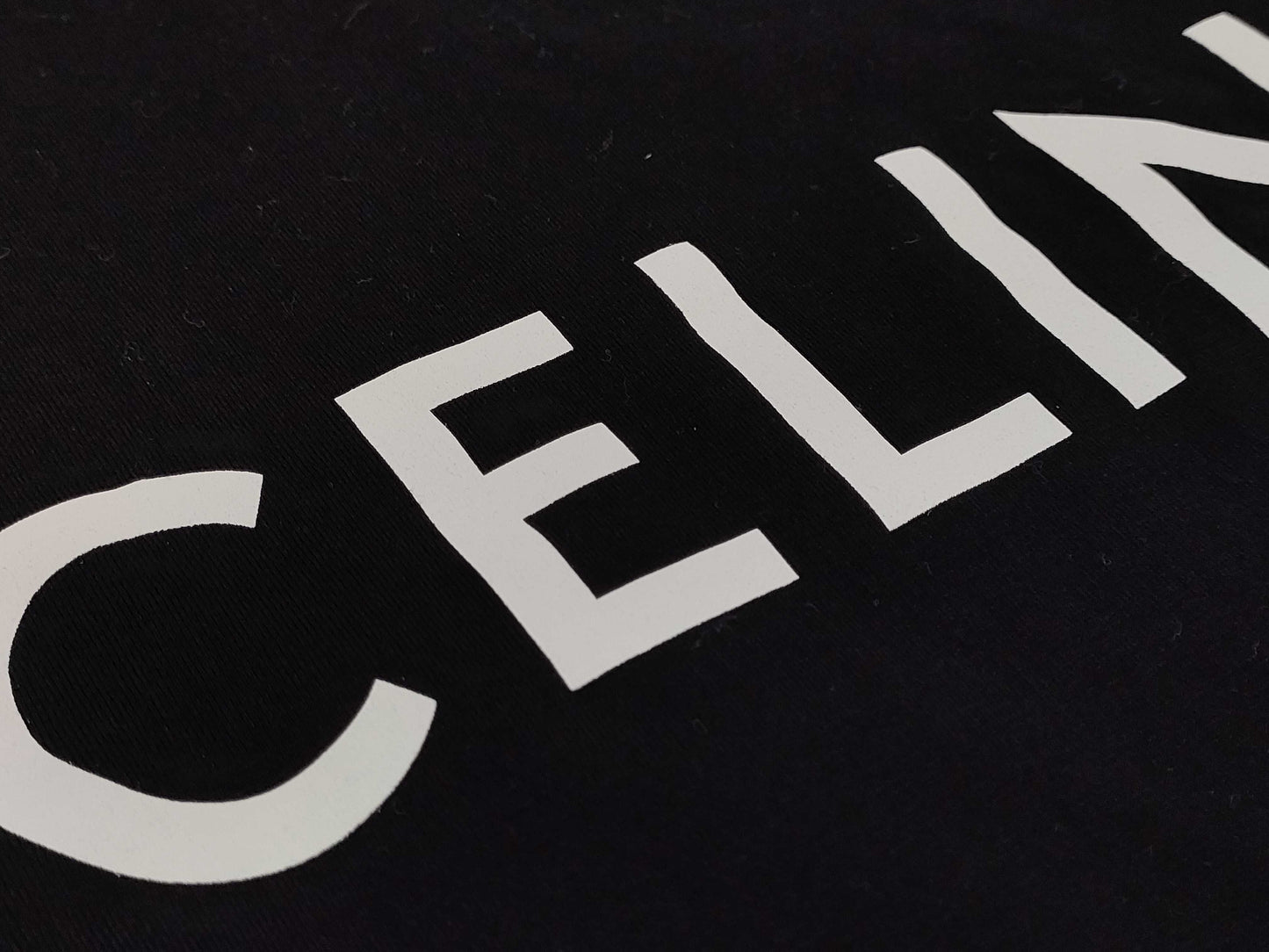 CELINE T-shirt Black with current tag