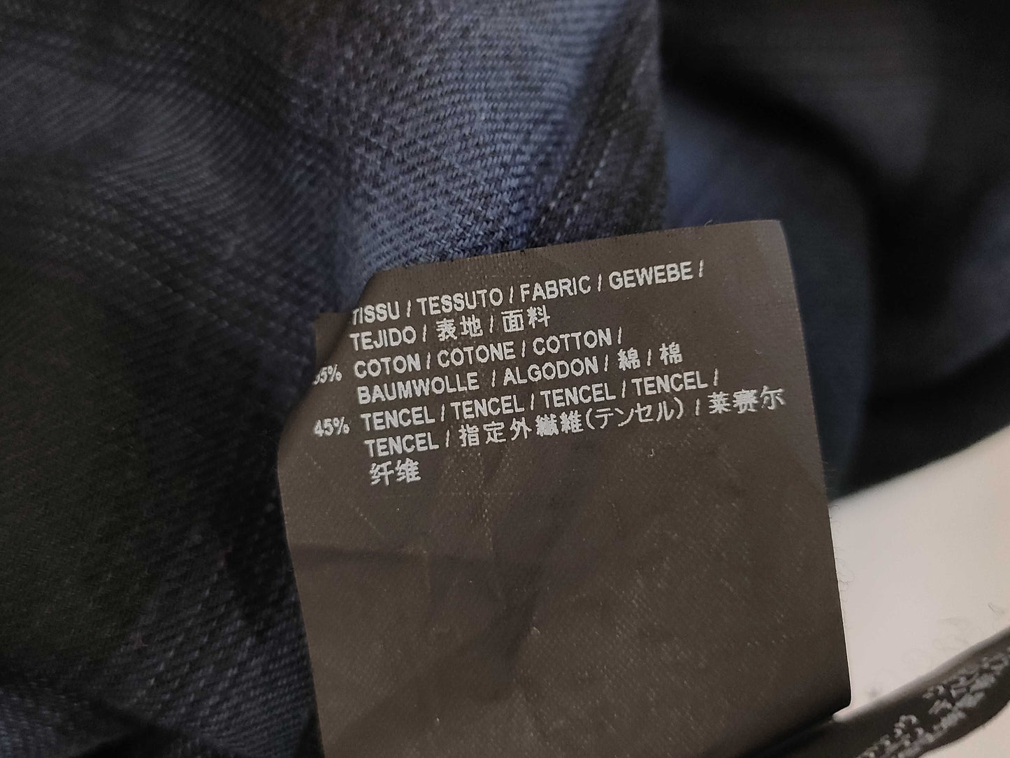 SAINT LAURENT PARIS Ombre Check Flannel Shirt