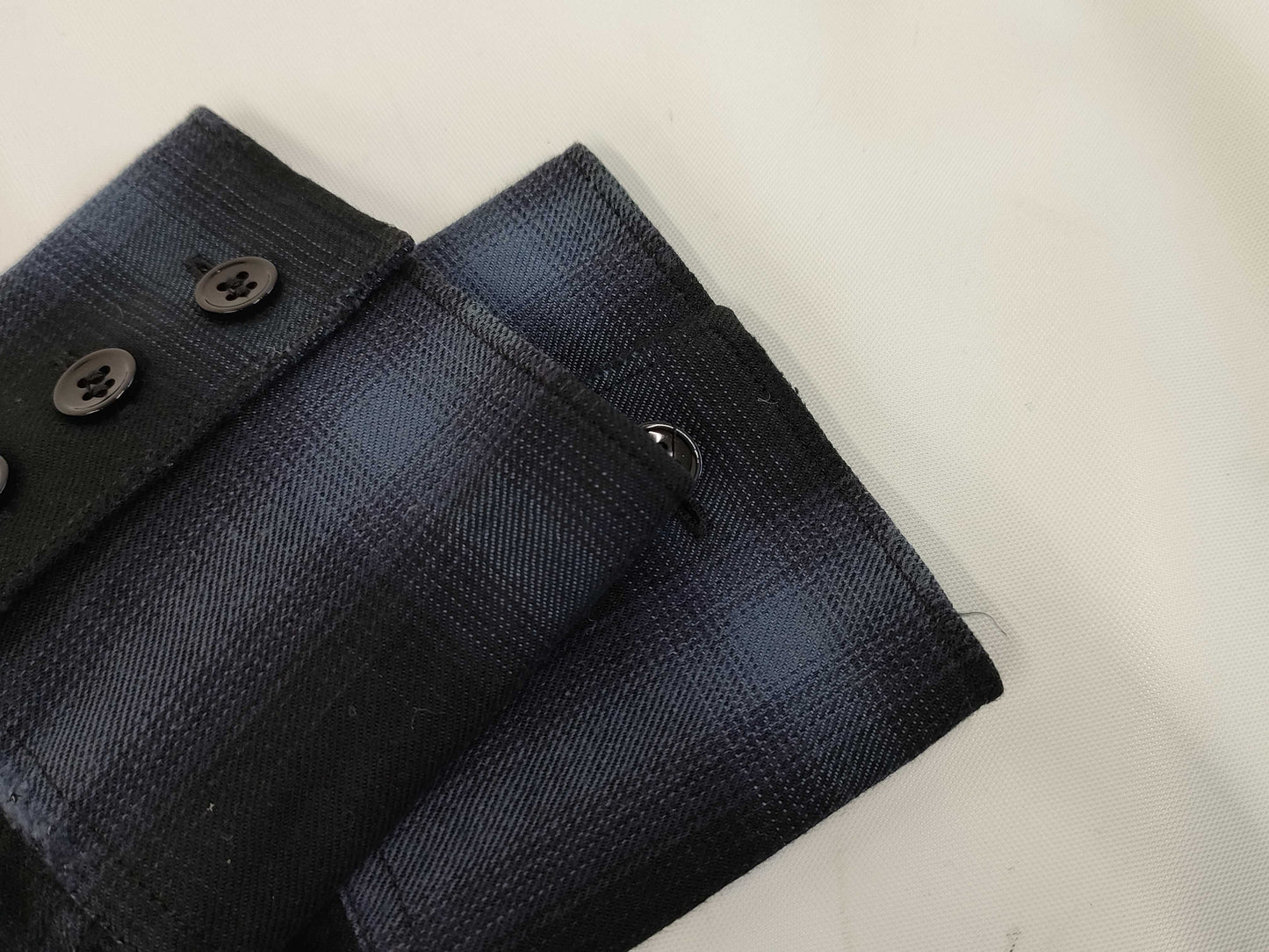 SAINT LAURENT PARIS Ombre Check Flannel Shirt