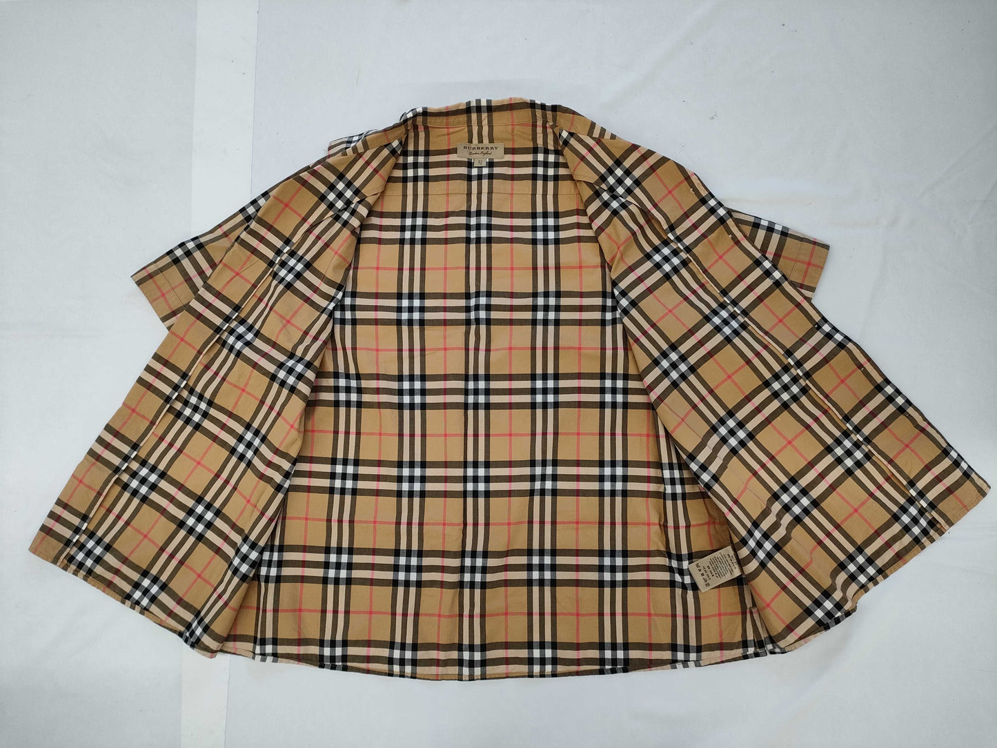 BURBERRY Nova Check Current Tag Shirt Men's Size 8 Shirt