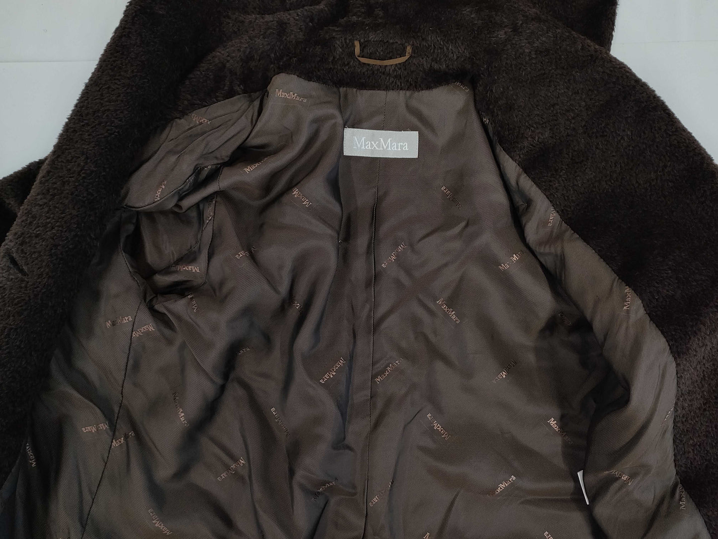 MaxMara Shaggy Hooded Alpaca Coat Size 40 Coat