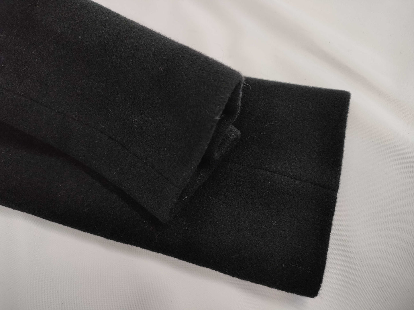 MaxMara MAX&Co. Angora Maxi Coat, Black, Size 38