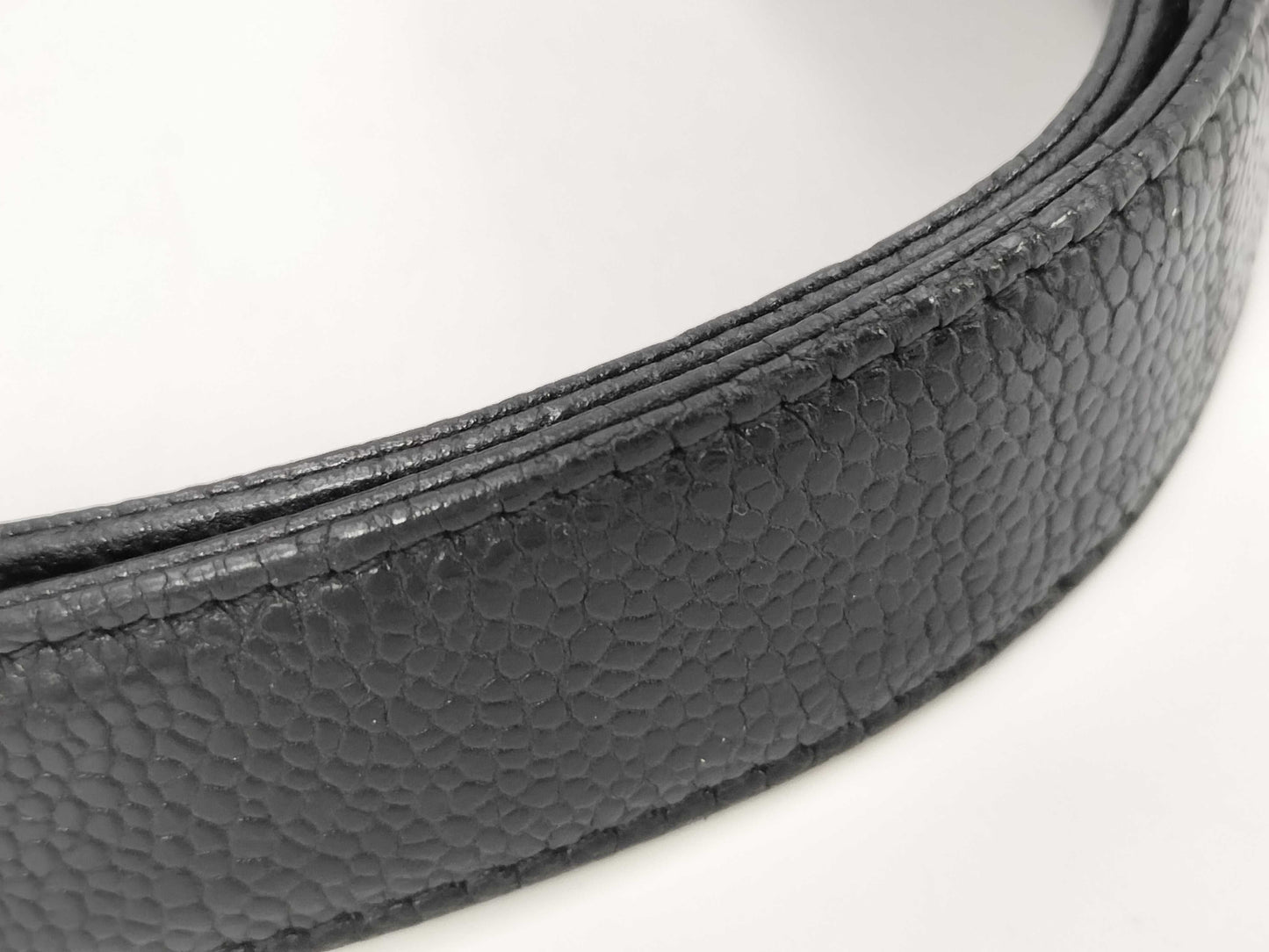 CHANEL Caviar Skin Coco Mark GST Shoulder Tote Bag