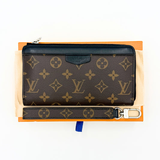 LOUIS VUITTON Louis Vuitton Monogram Macassar Zippy Dragonne Wallet M69407, comes with box and dust bag