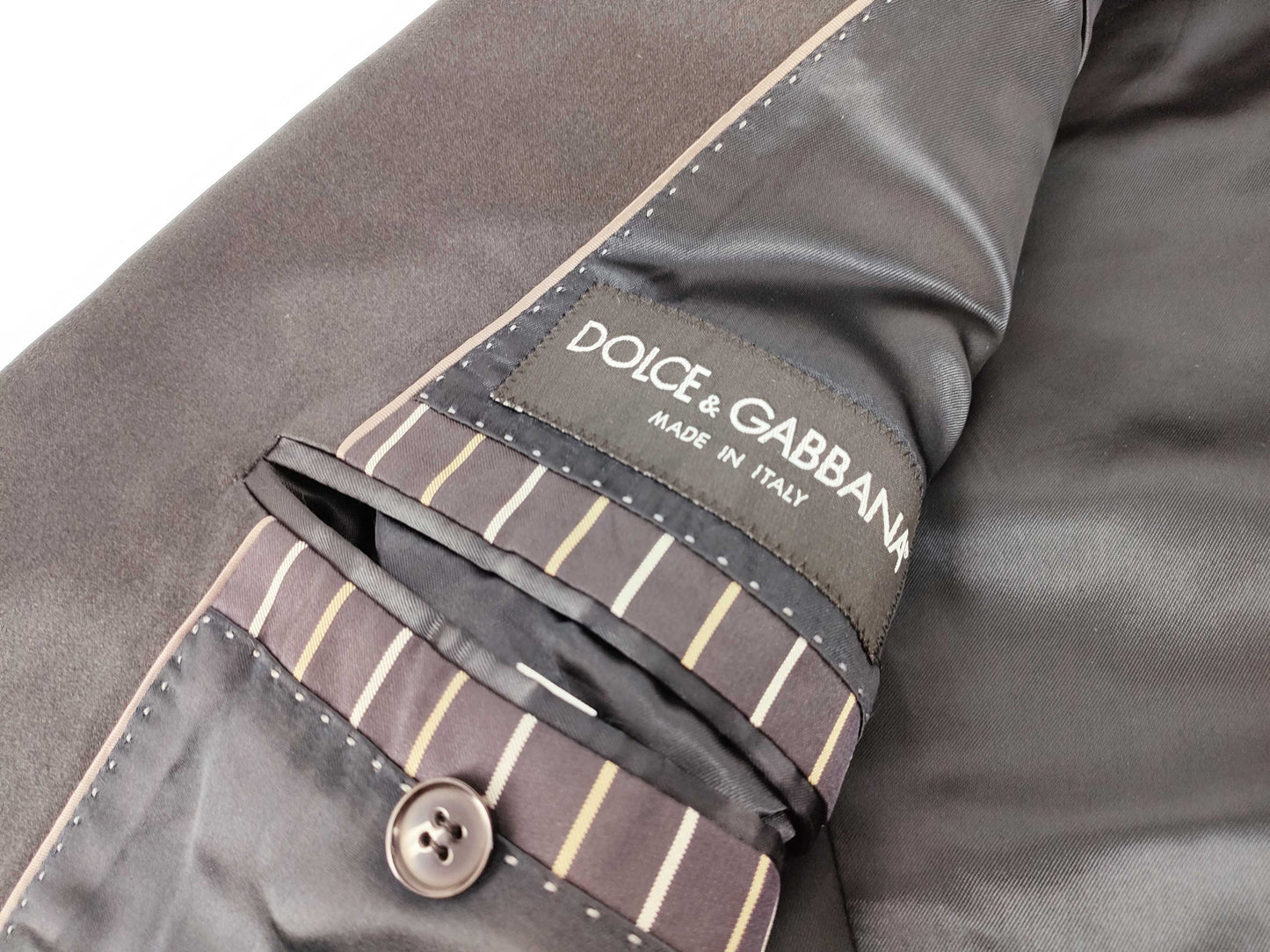 DOLCE&GABBANA DOLCE&GABBANA MARTINI Tuxedo Double-Breasted Jacket Size 48