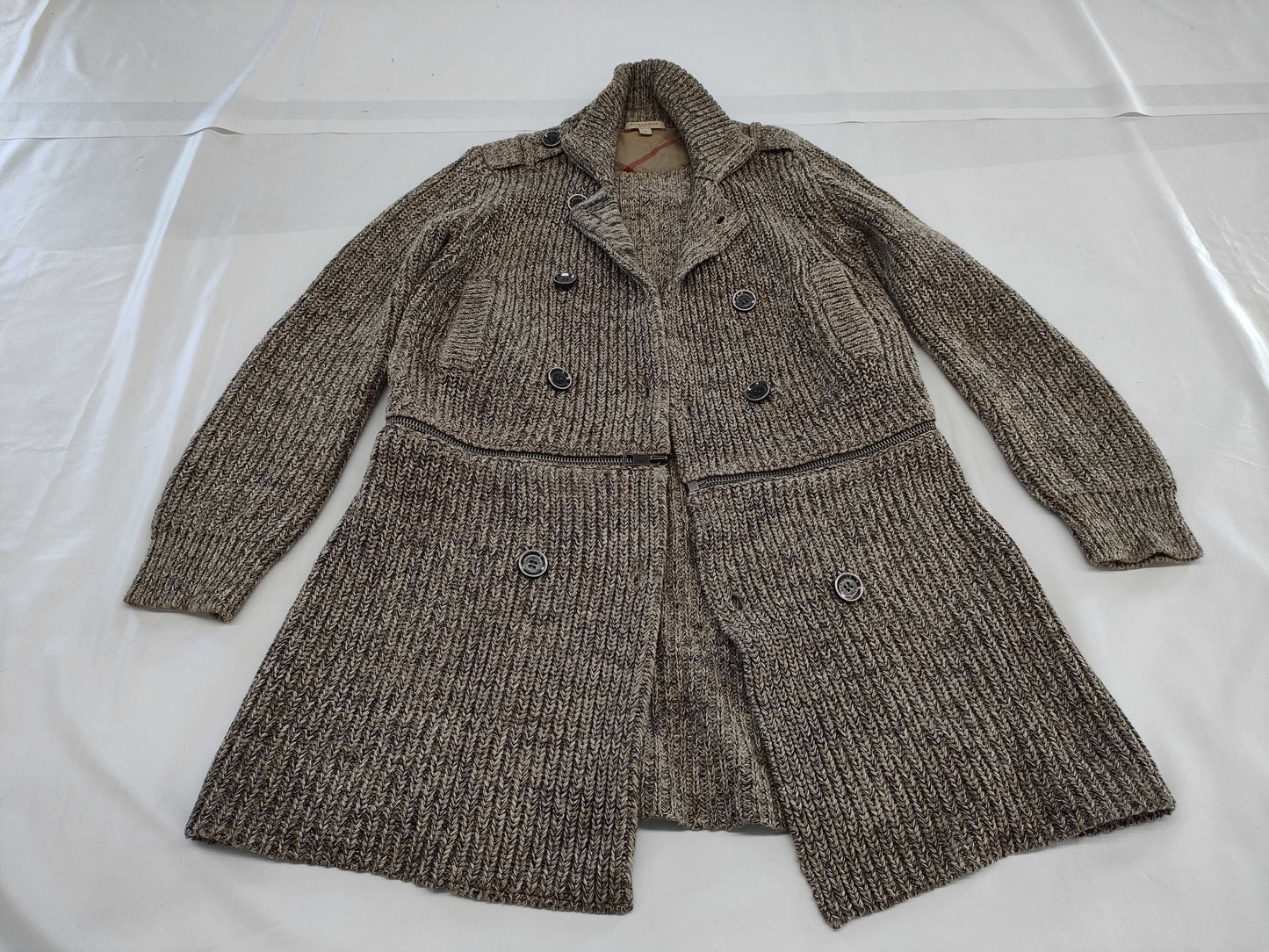 BURBERRY Metal Button Coat Size M