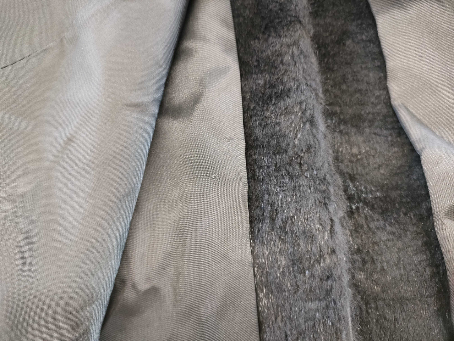Salvatore Ferragamo Ferragamo Lapin Rabbit Fur Long Coat Size 42