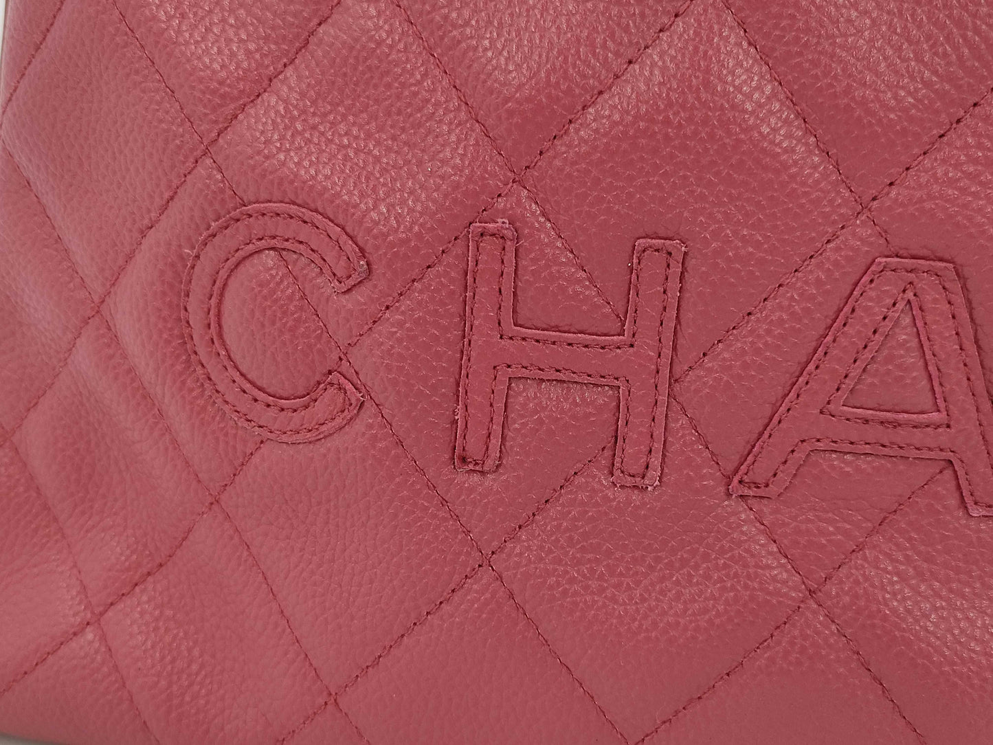 CHANEL Caviar Skin Boston Bag