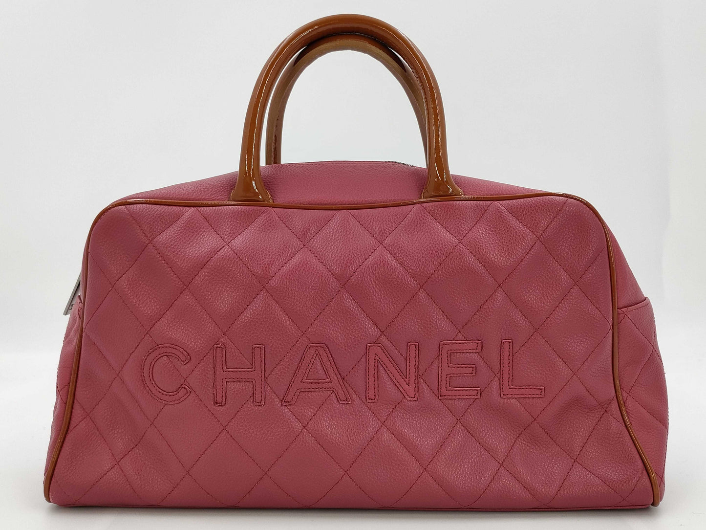 CHANEL Caviar Skin Boston Bag
