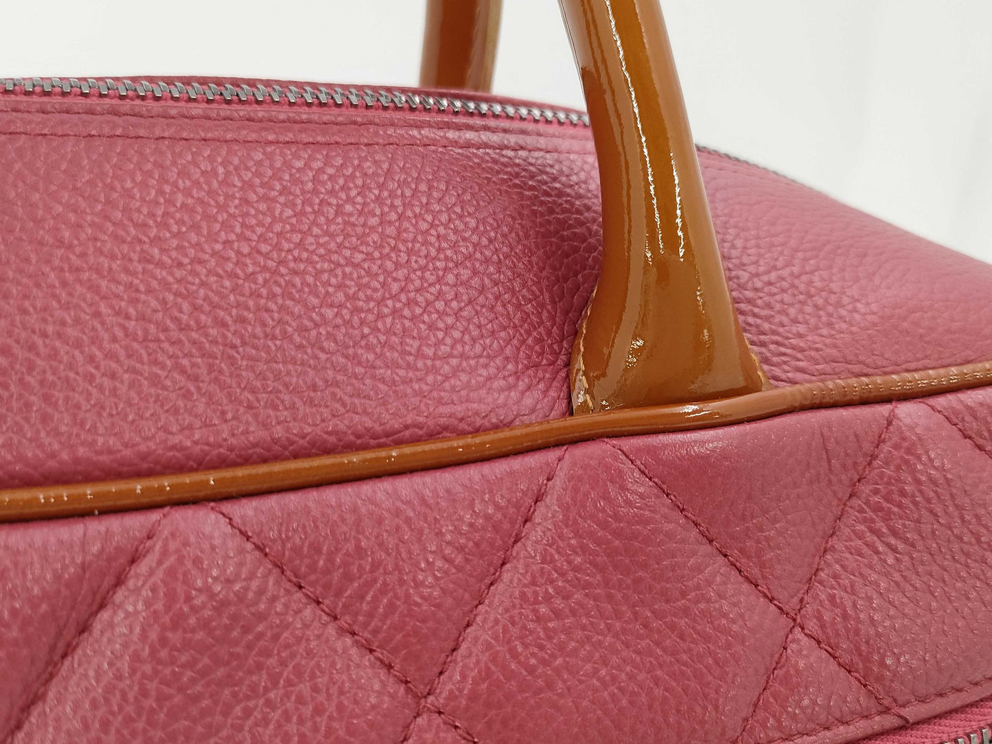 CHANEL Caviar Skin Boston Bag