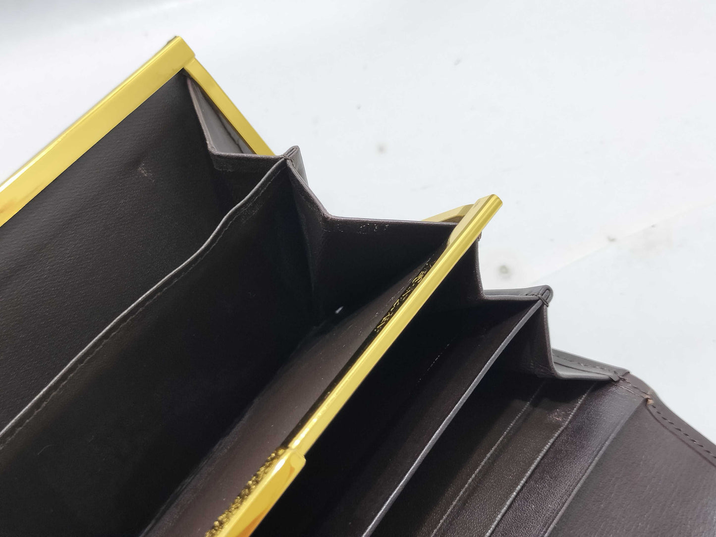 Yves Saint Laurent YSL Leather Long Wallet