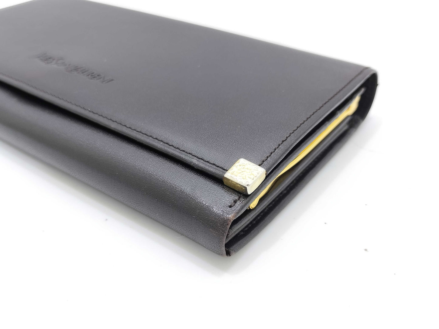 Yves Saint Laurent YSL Leather Long Wallet