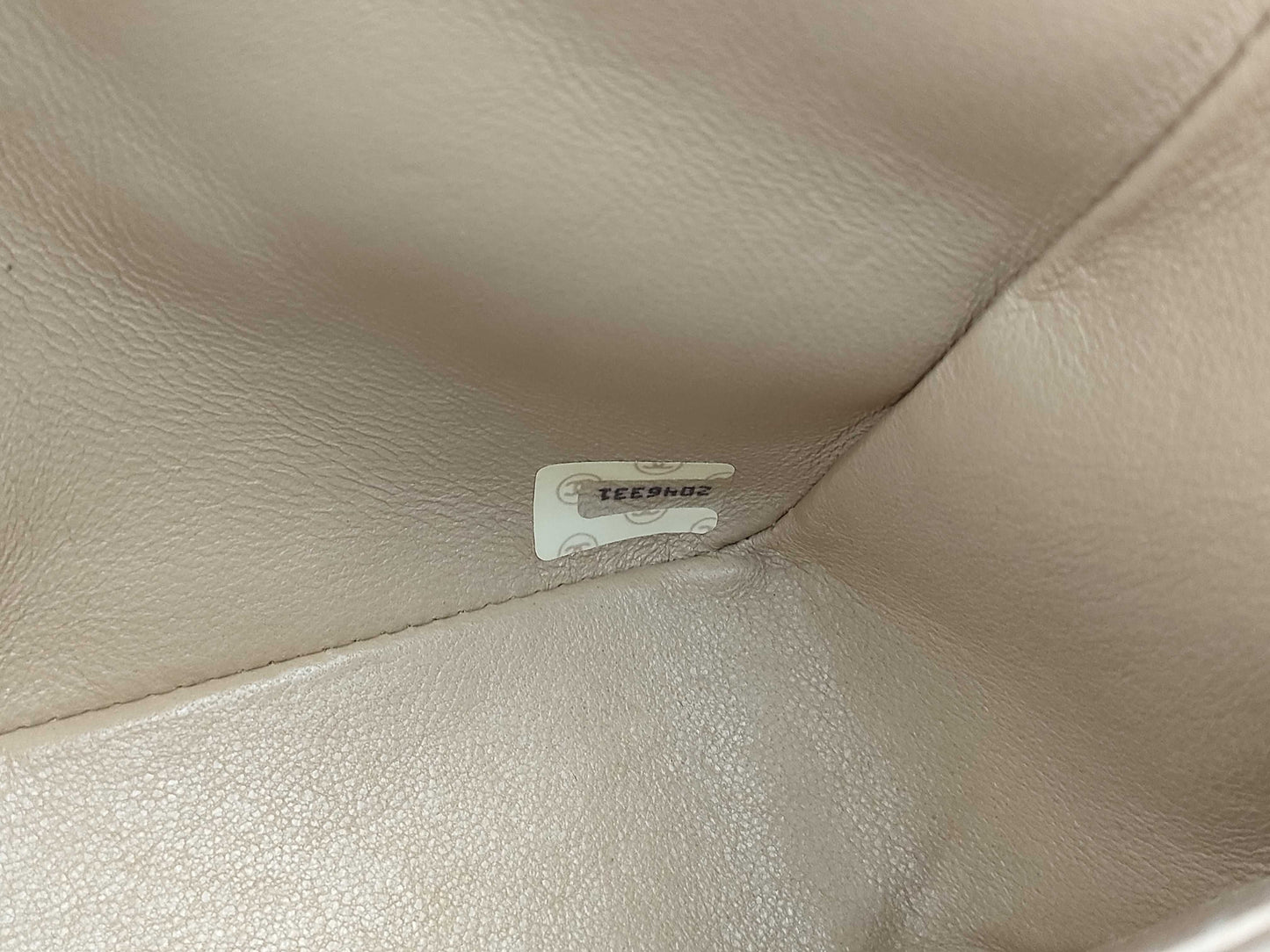 CHANEL Diana Flap Chain Bag, Beige, 23cm, Lambskin, Strap Thread, No Seal, Warranty Card Included, 2046331, Shoulder Bag