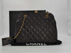 CHANEL Matelasse Chain Shoulder Bag in Black Lambskin with Box and Warranty 4409819