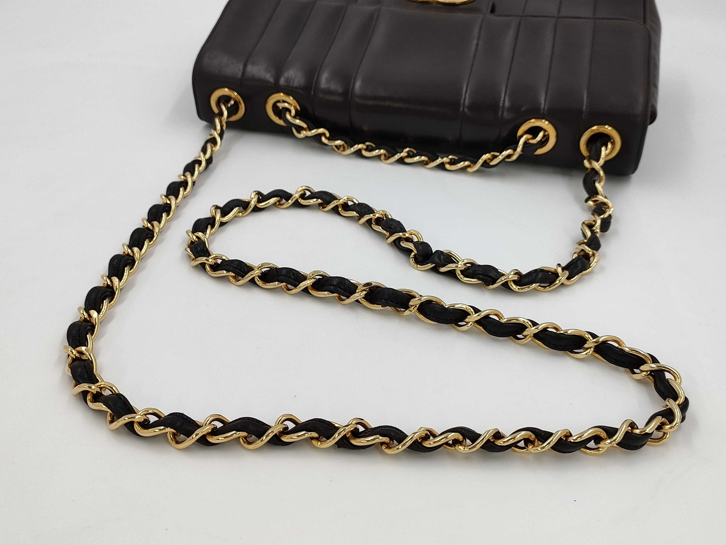 CHANEL Mademoiselle Lambskin Black Shoulder Bag