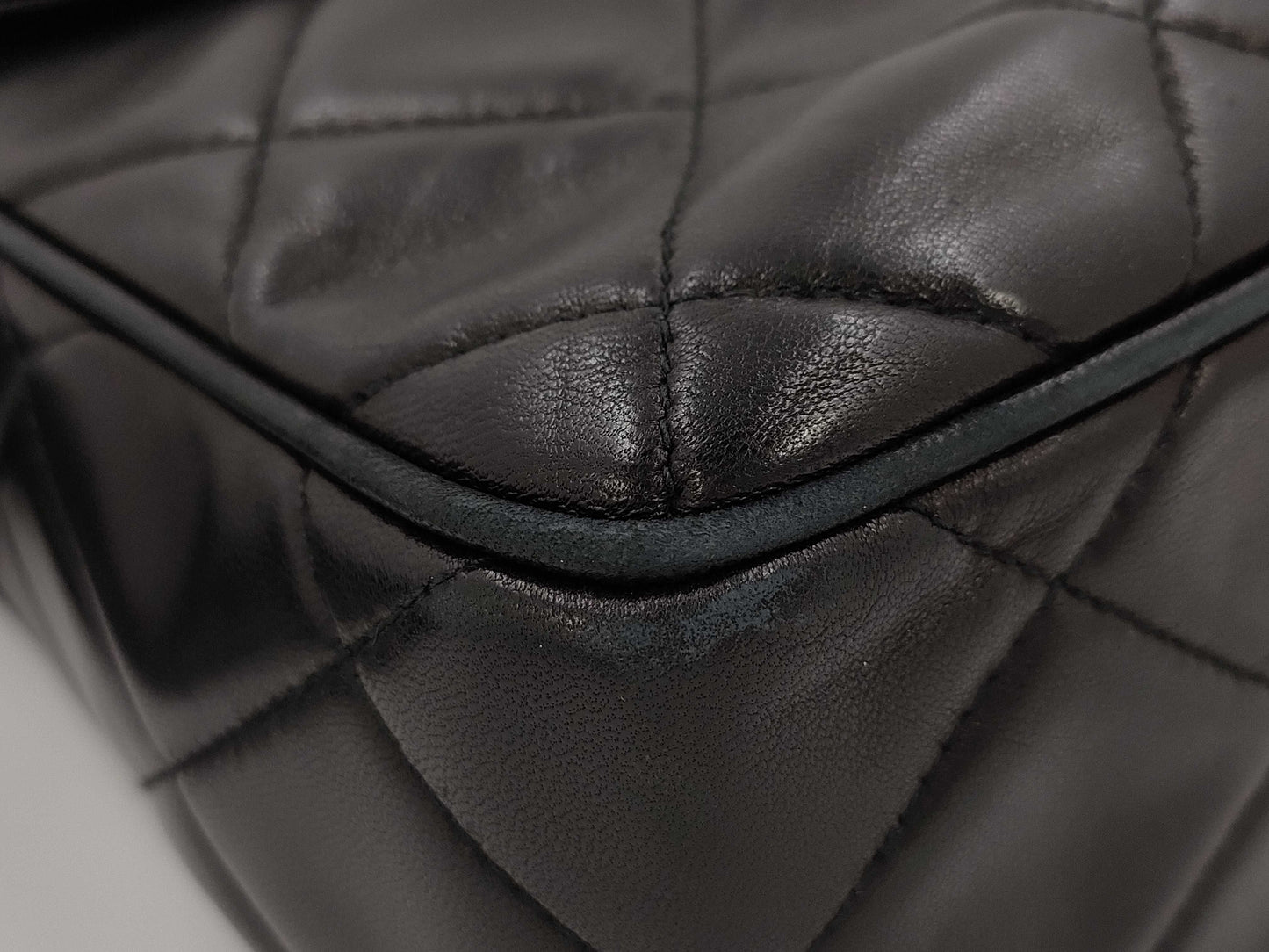 CHANEL Shoulder Bag, Lambskin, Black with Fringe, 3472238