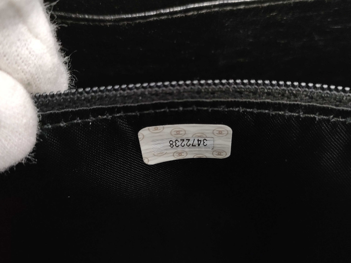 CHANEL Shoulder Bag, Lambskin, Black with Fringe, 3472238