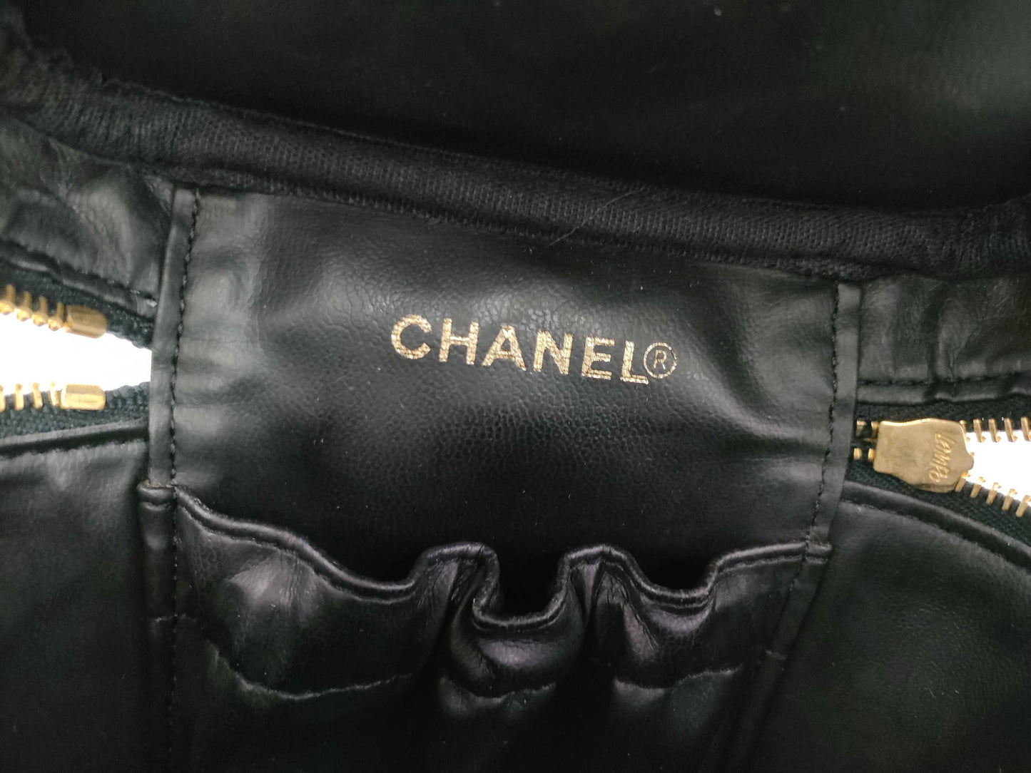CHANEL Vanity Bag, Black Caviar, 6899926, Handbag