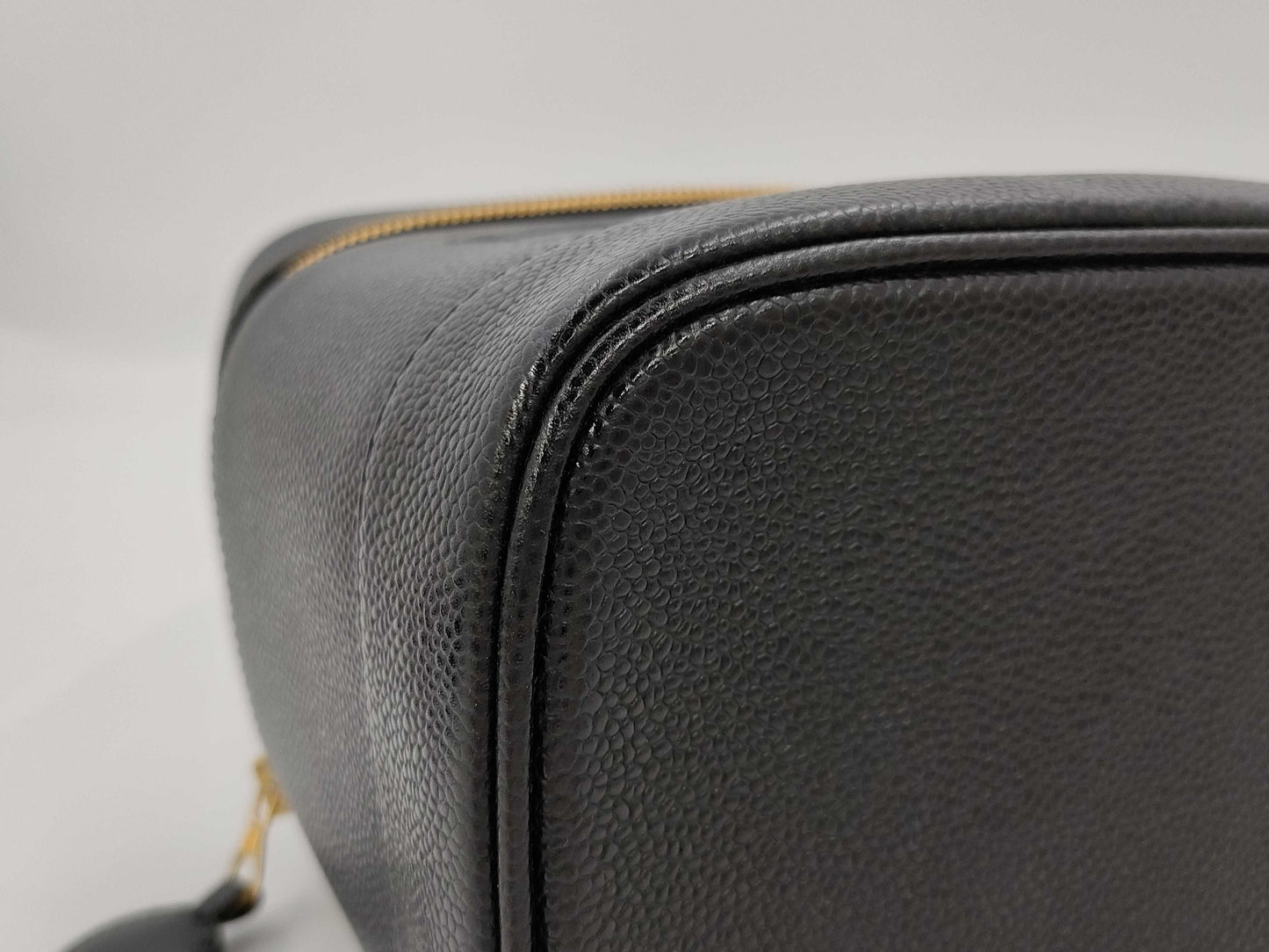 CHANEL Vanity Bag, Black Caviar, 6899926, Handbag