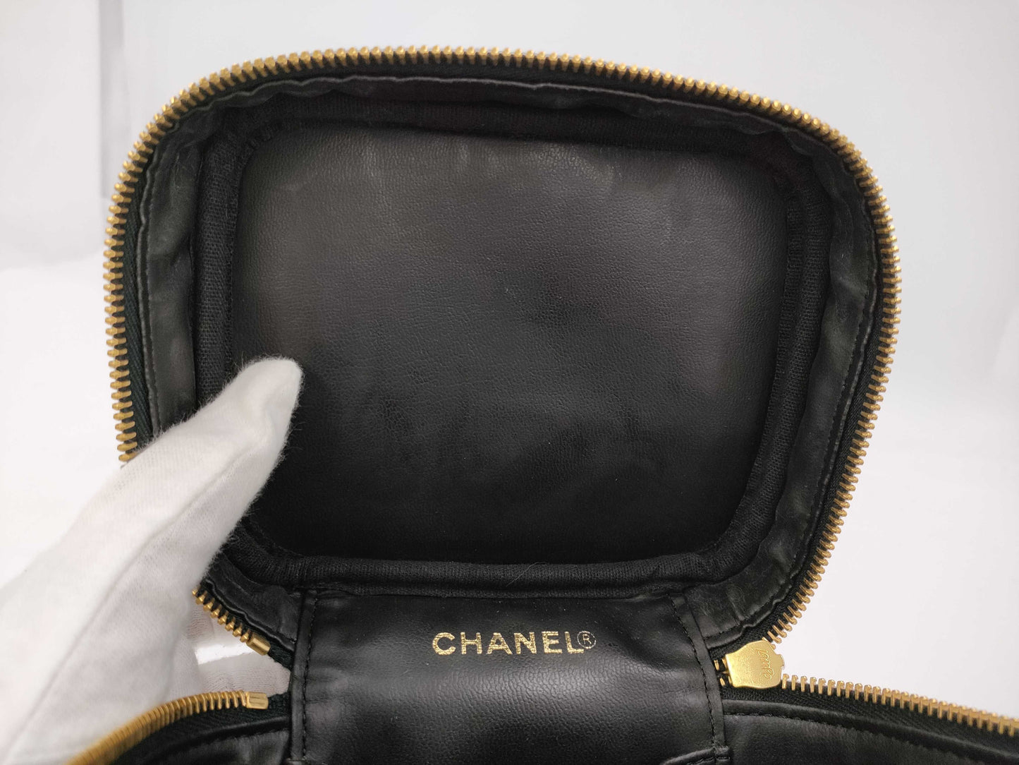 CHANEL Vanity Bag, Black Caviar, 6899926, Handbag