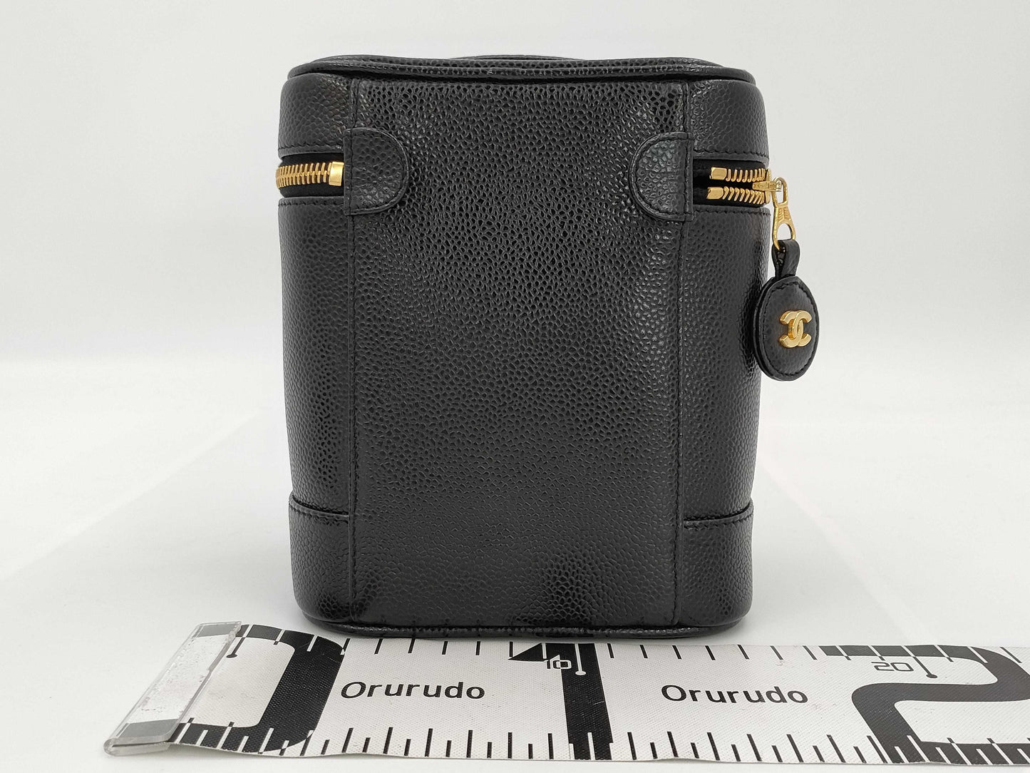 CHANEL Vanity Bag, Black Caviar, 6899926, Handbag