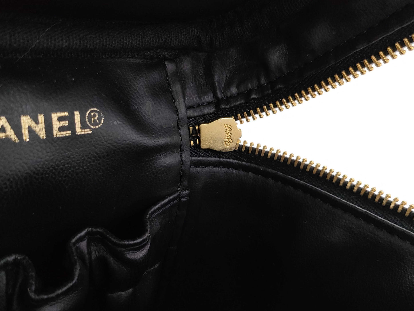 CHANEL Vanity Bag, Black Caviar, 6899926, Handbag