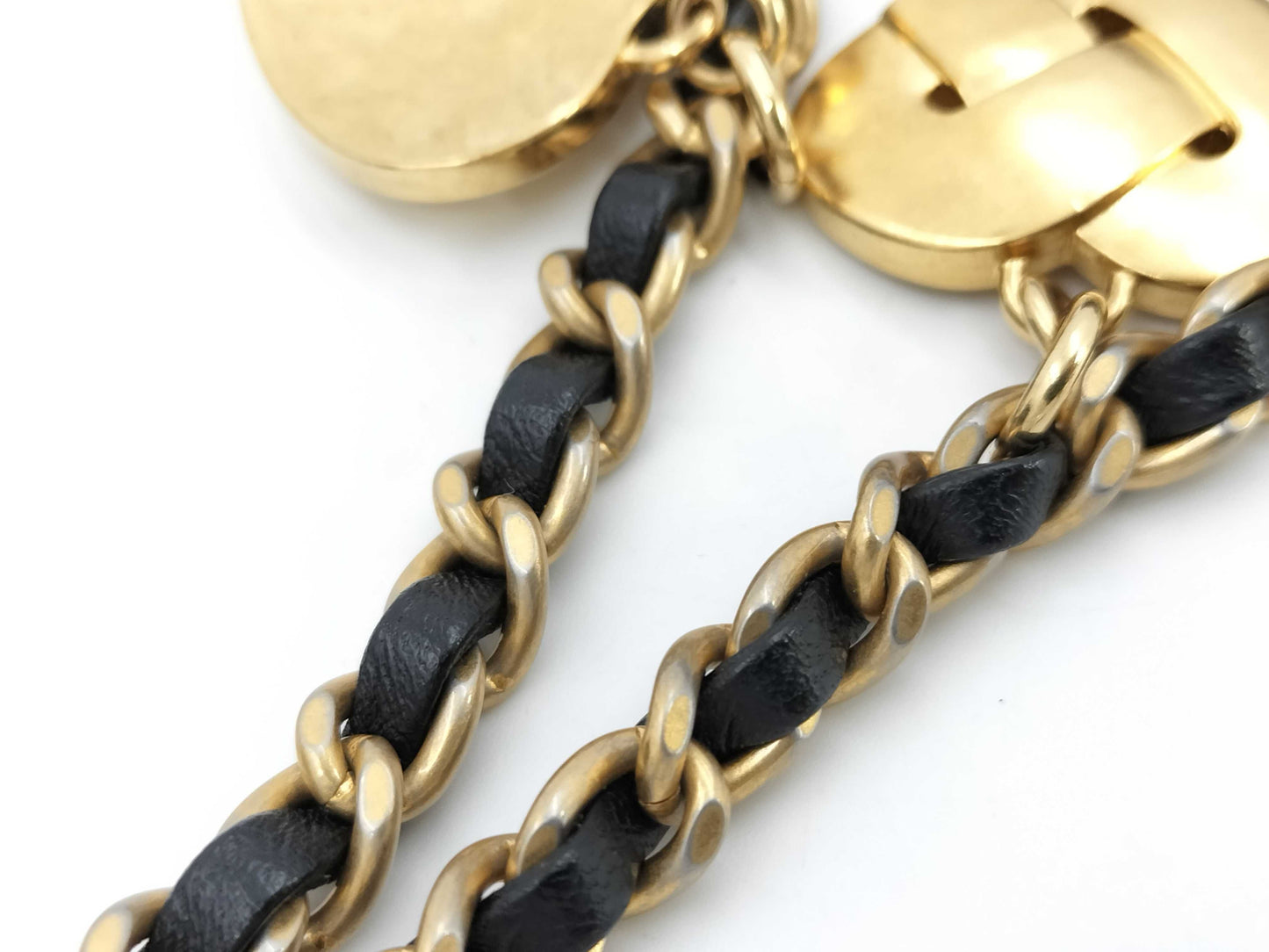 CHANEL Lambskin Heart Matelasse Chain Shoulder Bag with Serial Plate, Black