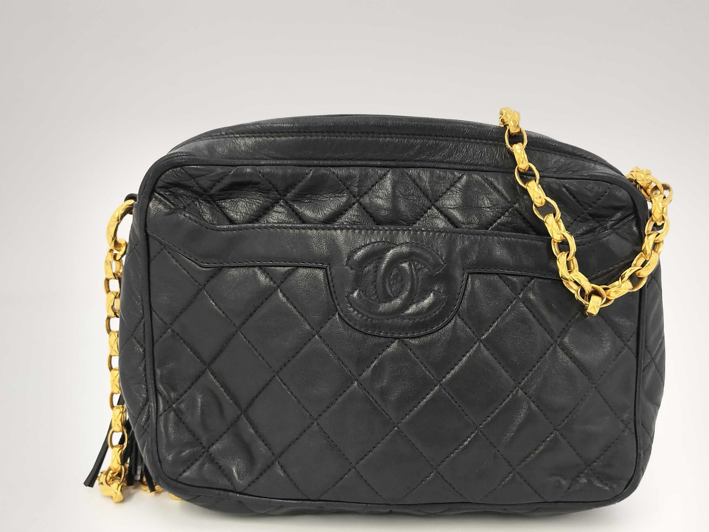 CHANEL Fringe Shoulder Bag with Seal, #1