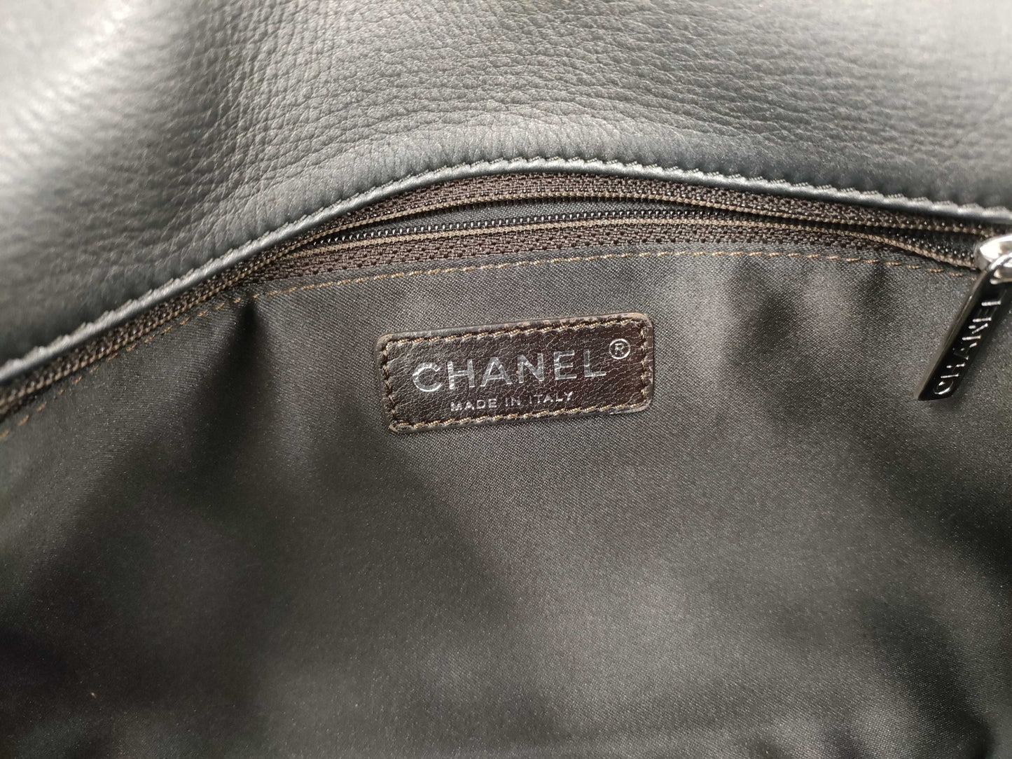 CHANEL CHANEL Chain Shoulder Bag, Gray, Silver Hardware, G Card, Seal, Quilted Shoulder Bag