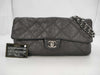 CHANEL CHANEL Chain Shoulder Bag, Gray, Silver Hardware, G Card, Seal, Quilted Shoulder Bag