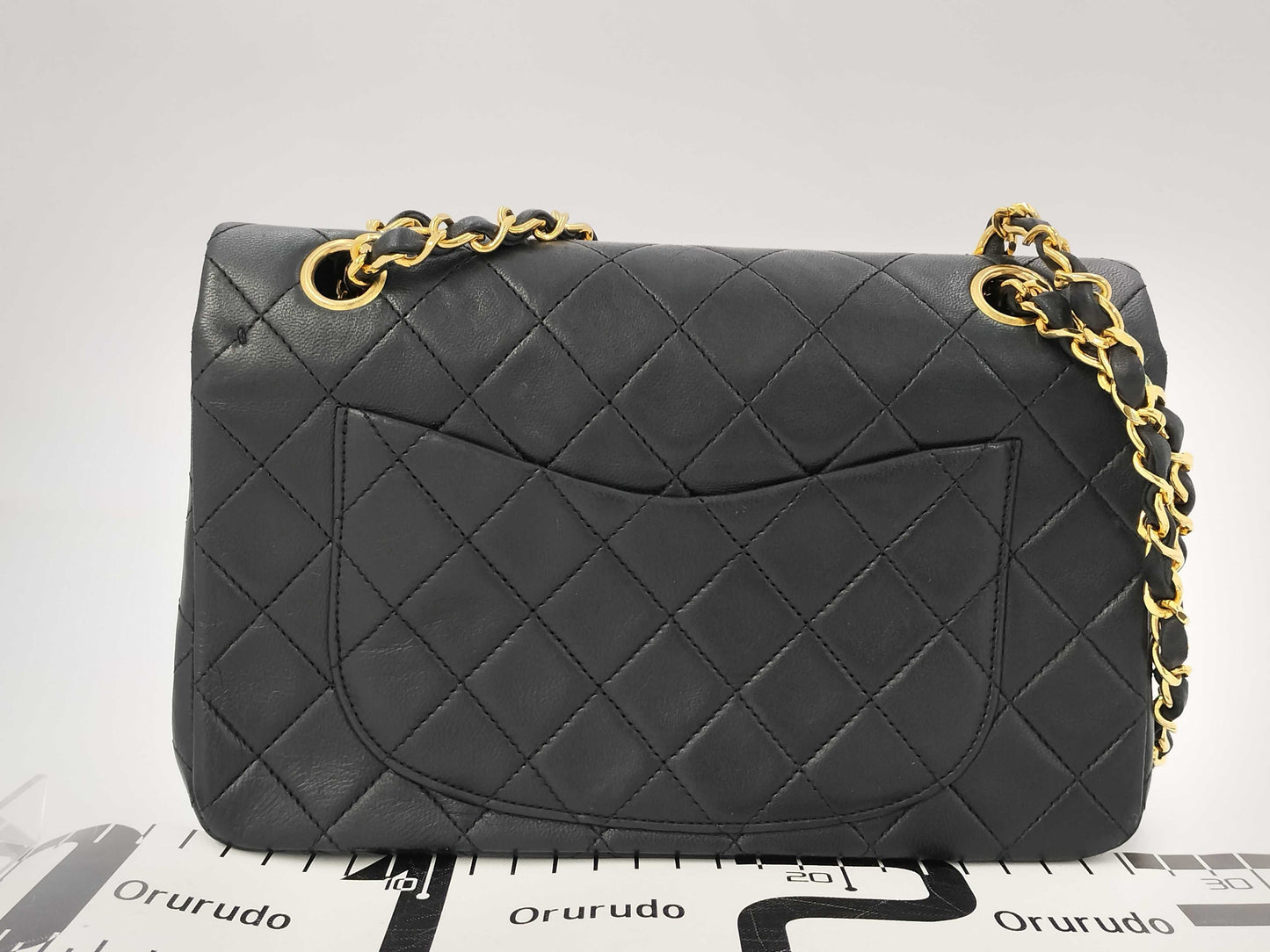 CHANEL Matelasse Lamb W-Flap 23 Chain Shoulder Bag