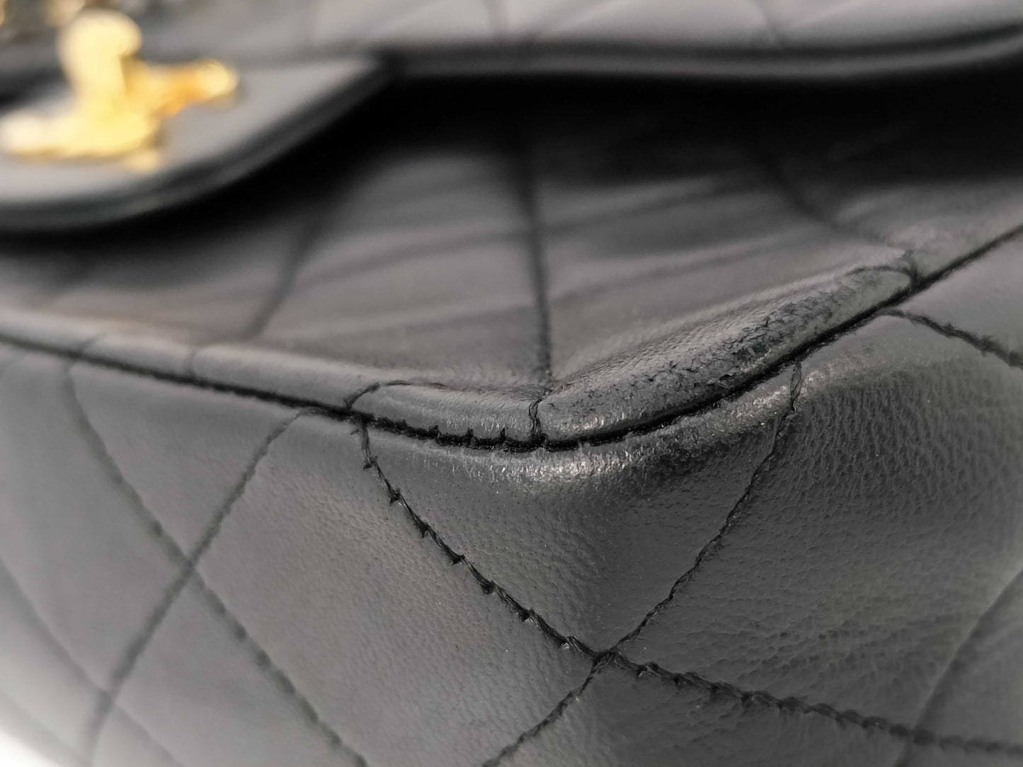 CHANEL Matelasse Lamb W-Flap 23 Chain Shoulder Bag