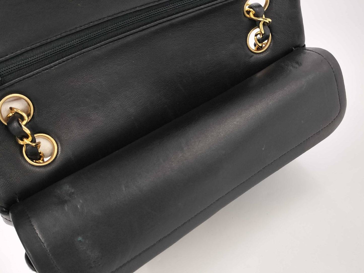 CHANEL Matelasse Lamb W-Flap 23 Chain Shoulder Bag