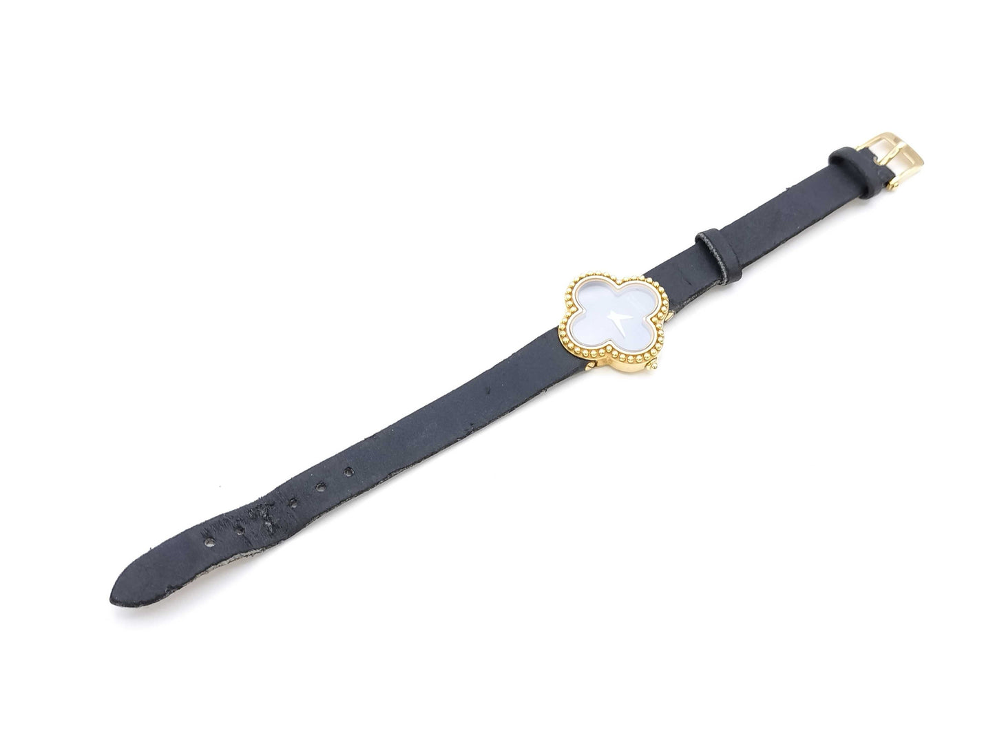 Van Cleef & Arpels Alhambra VCARD21900 136574 HH13560 Quartz 18K Onyx Women's Watch