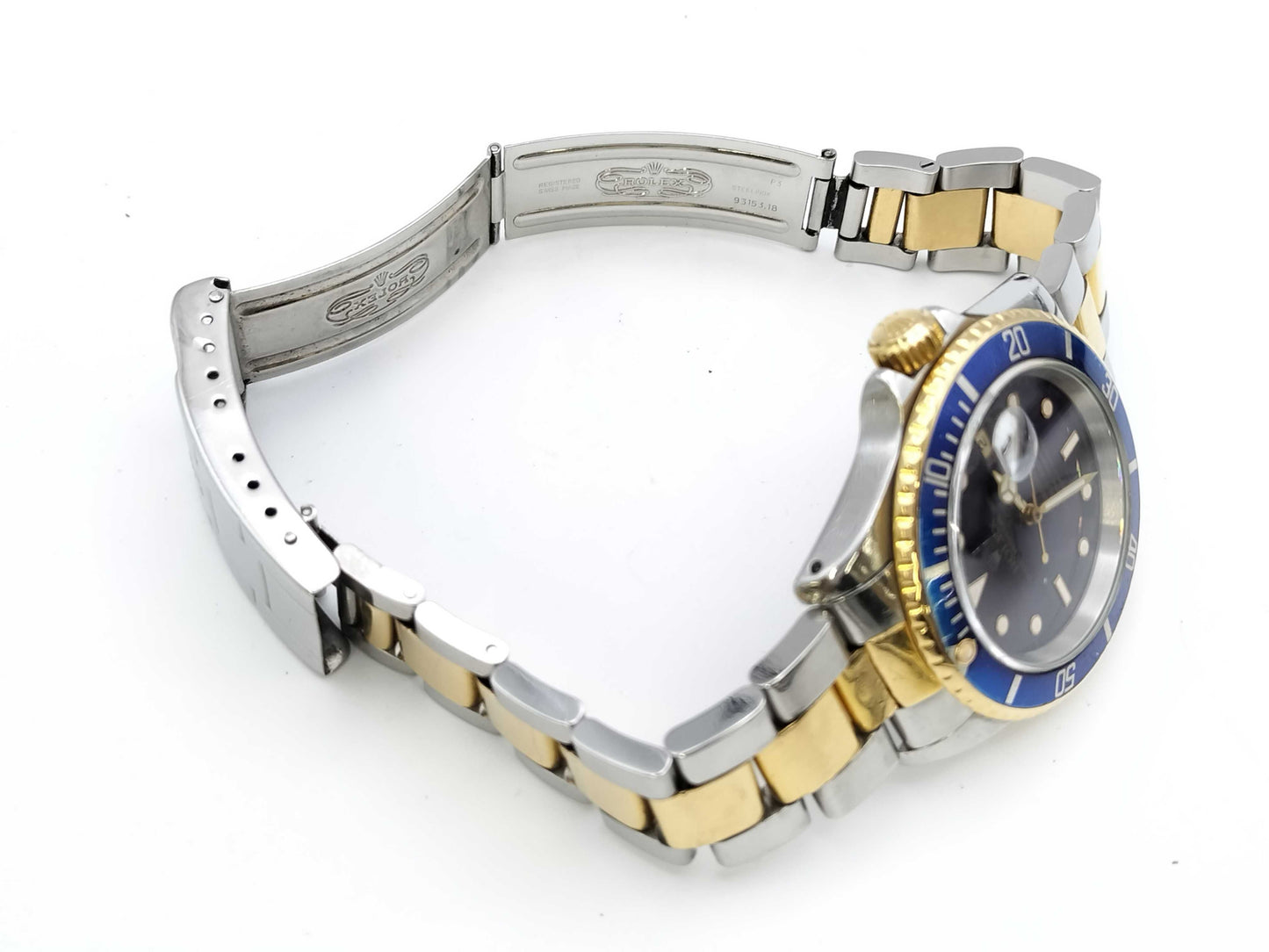 ROLEX Submariner 16613 E711243 Blue Dial Tritium Men's Watch