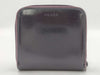 PRADA Prada Leather Compact Wallet Purple 1M0605 Wallet