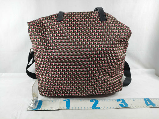 PRADA Nylon Tessuto x Leather 2-Way Tote Bag with Strap