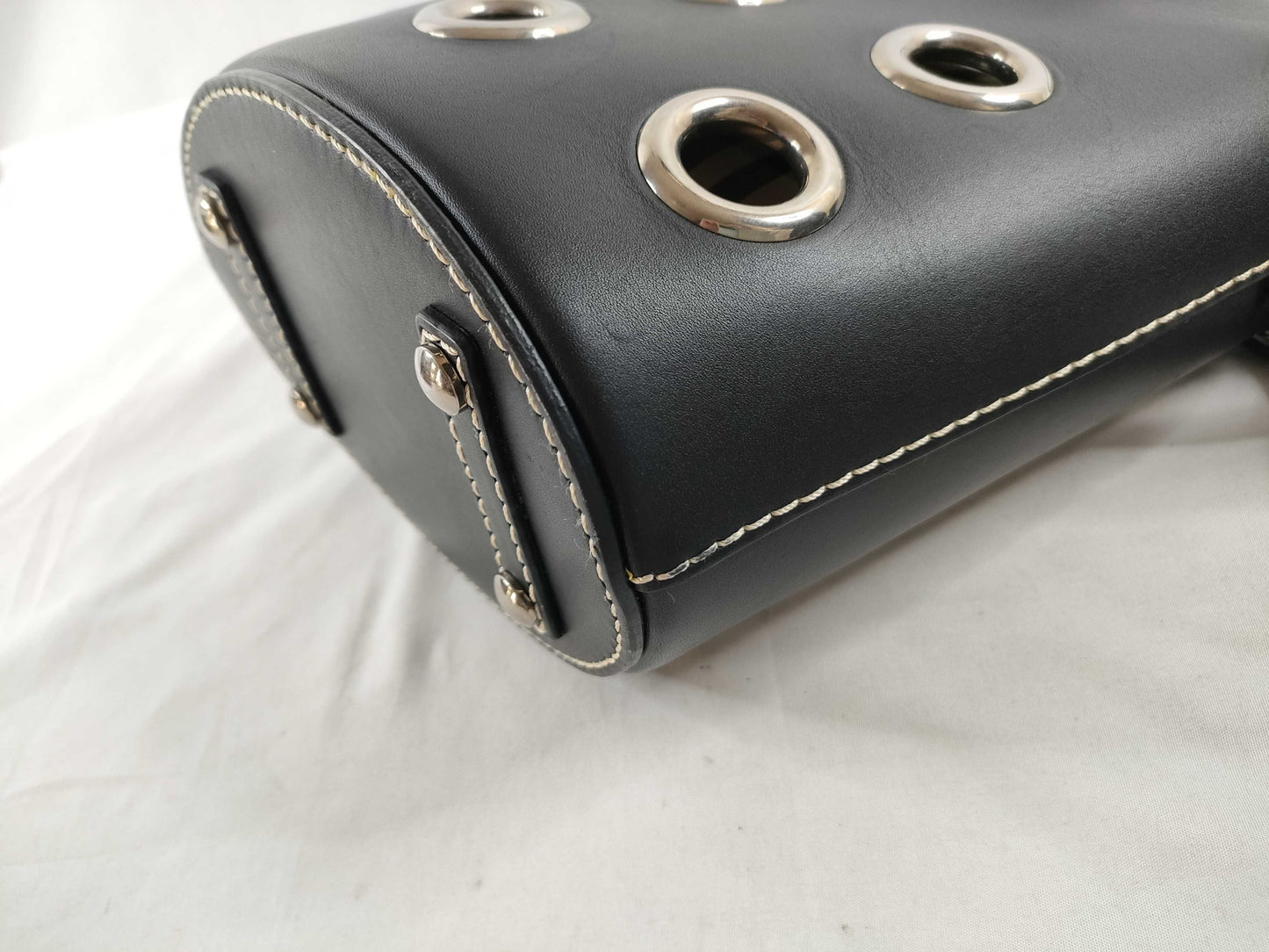 BURBERRY Leather Nova Check Shoulder Bag
