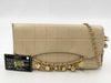 CHANEL Chocolate Bar Icon Charm Rum Chain Shoulder Bag with Sticker Card