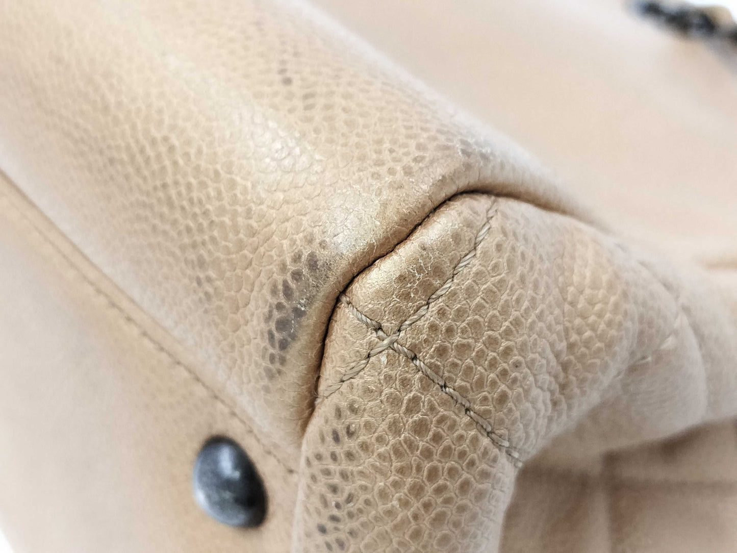 CHANEL Matelasse Caviar Shoulder Bag with Seal