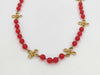 CHANEL Color Stone Long Necklace with Rice