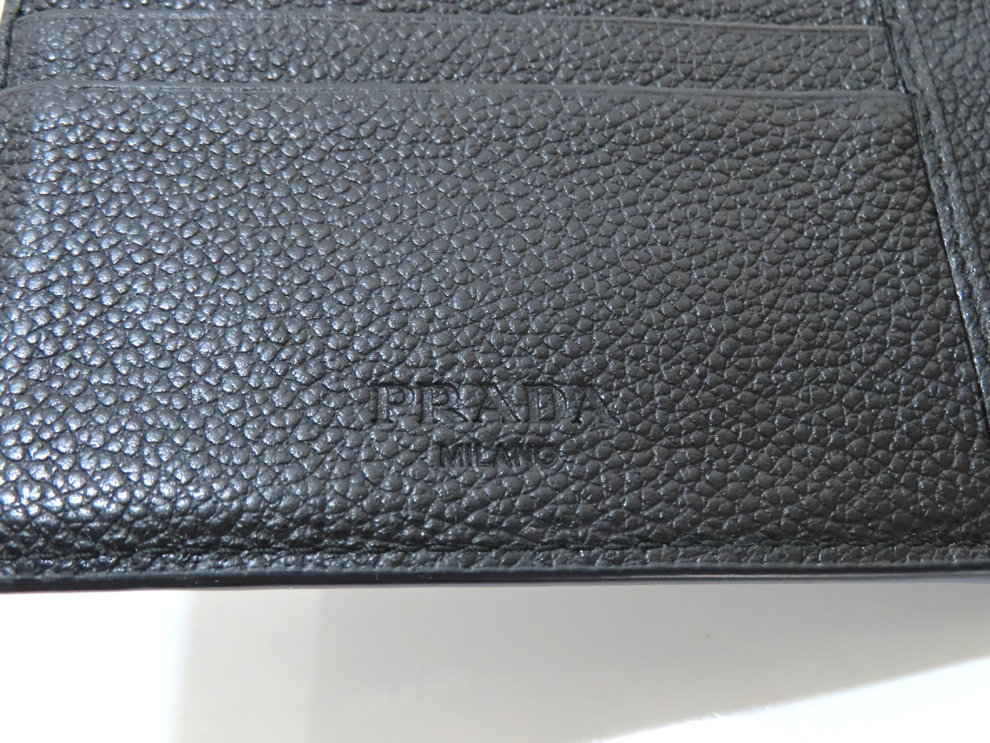 PRADA Prada Leather Bifold Wallet Men's Wallet