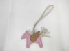 HERMES Pegasus B engraved charm