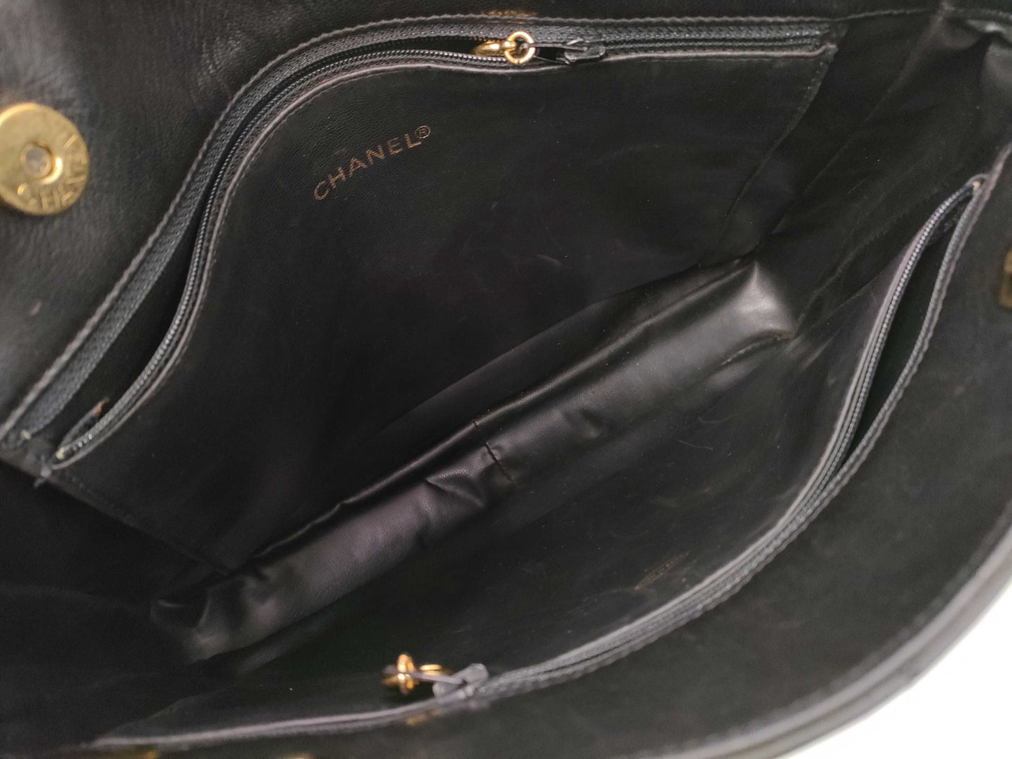 CHANEL Lambskin Matelasse Shoulder Bag with Ball Charm and Chain, Black, G Hardware