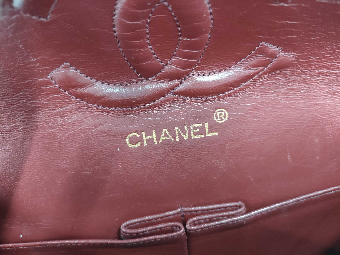 CHANEL Shoulder Bag W Flap Black No. 0 Bag
