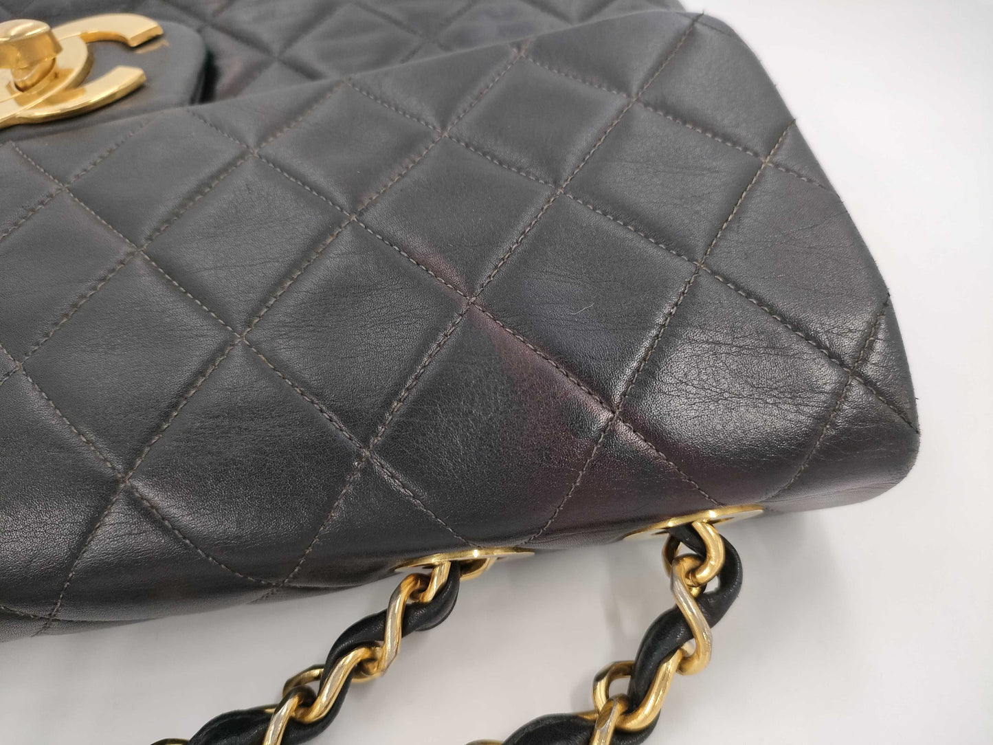 CHANEL Chanel Shoulder Bag Deca Matelasse Black Bag
