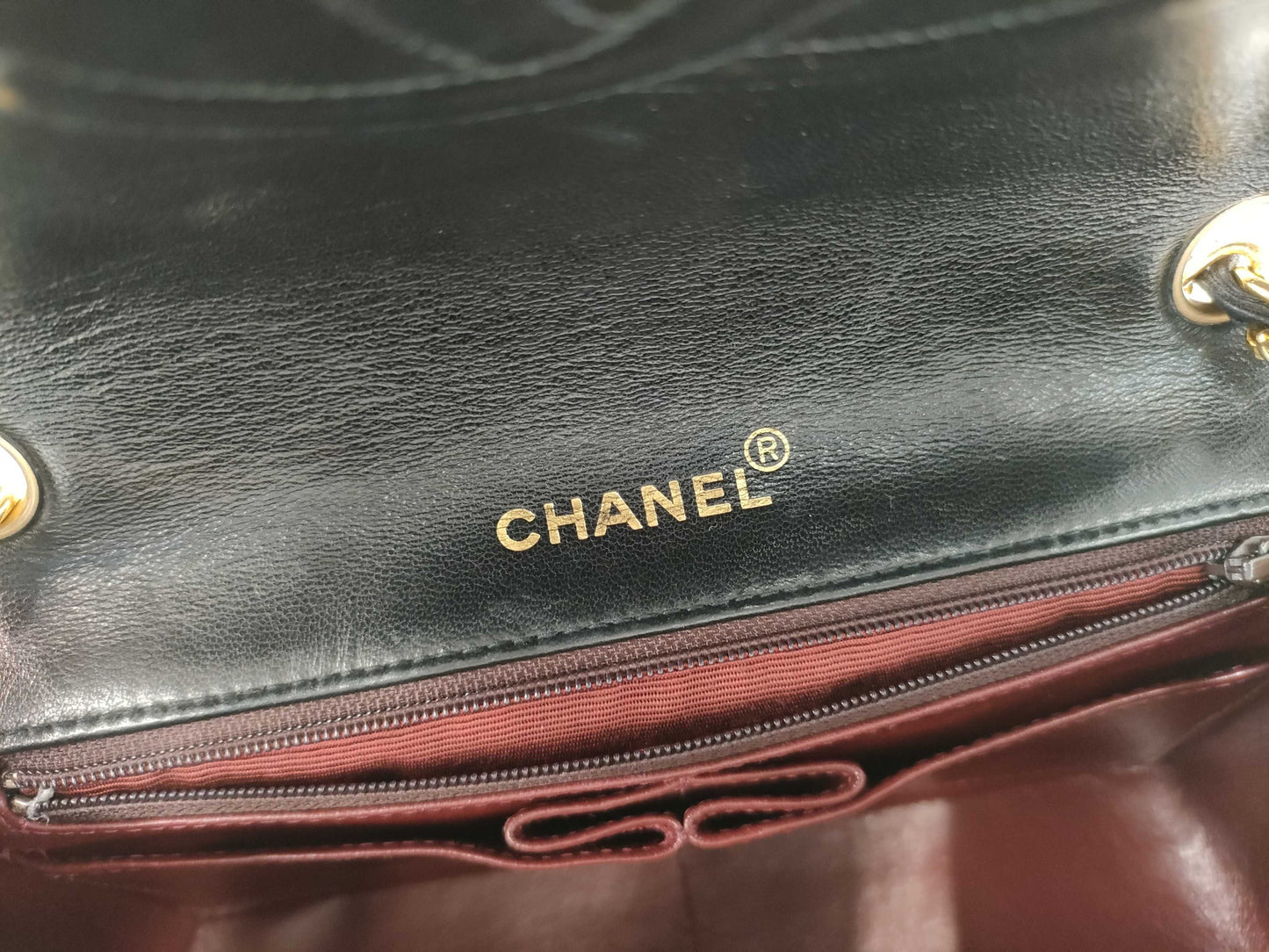 CHANEL Shoulder Bag Full Flap Black Bag