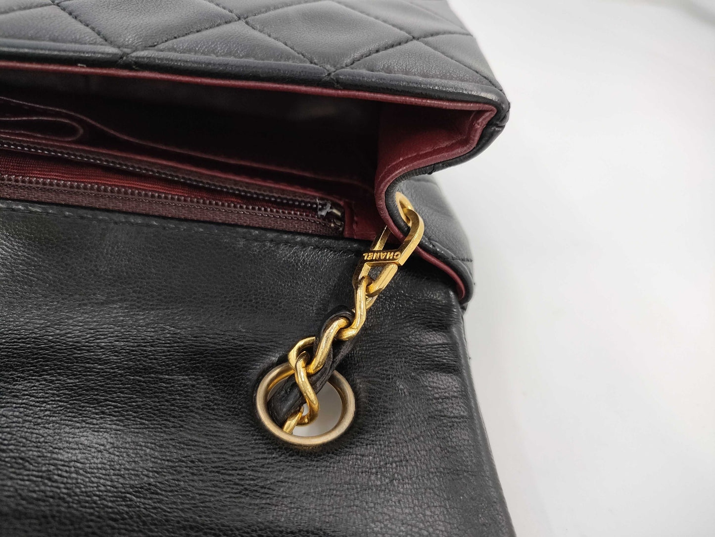 CHANEL Shoulder Bag Full Flap Black Bag