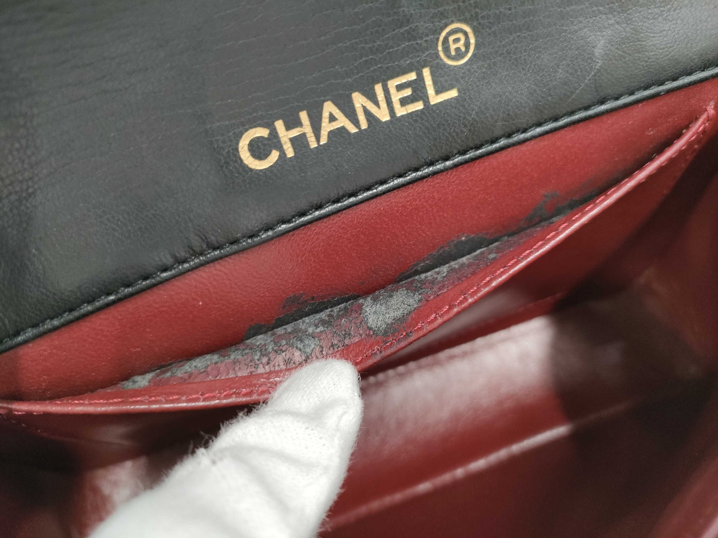 CHANEL Mini Matelasse Shoulder Bag, Black
